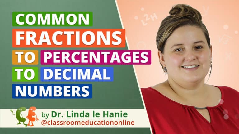 Common fractions to percentages to decimal fractions Common fractions to percentages to decimal numbers