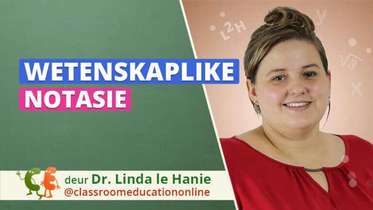 Wetenskaplike Notasie Wetenskaplike Notasie