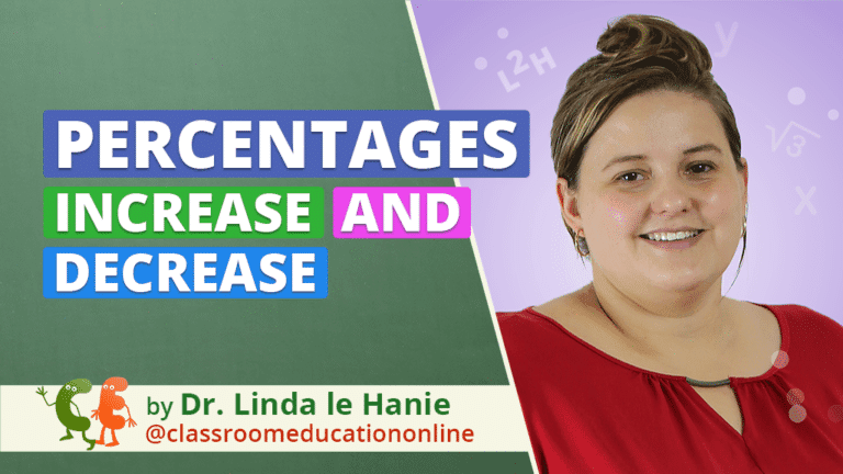 Percentages - Increase and Decrease Percentages - Increase and decrease