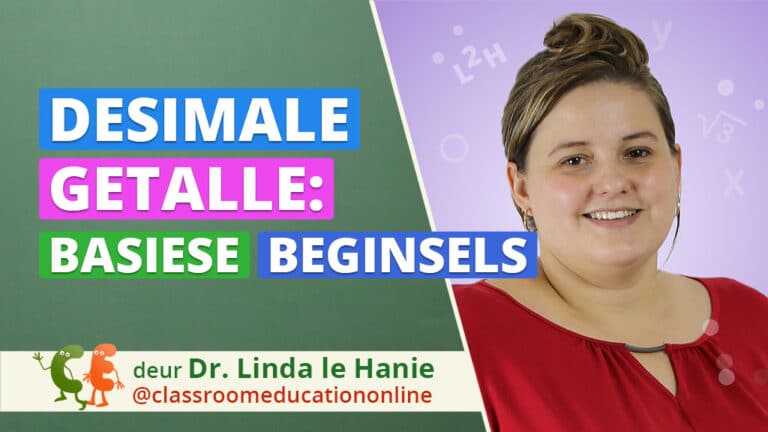 Desimale getalle - Basiese beginsels Desimale getalle - Basiese beginsels